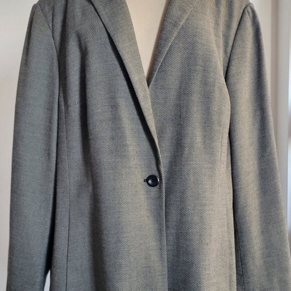 APOSTROPHE Gray Tweed Women’s Plus Size Jacket/Blazer (Size: 22W) - Picture 10 of 14